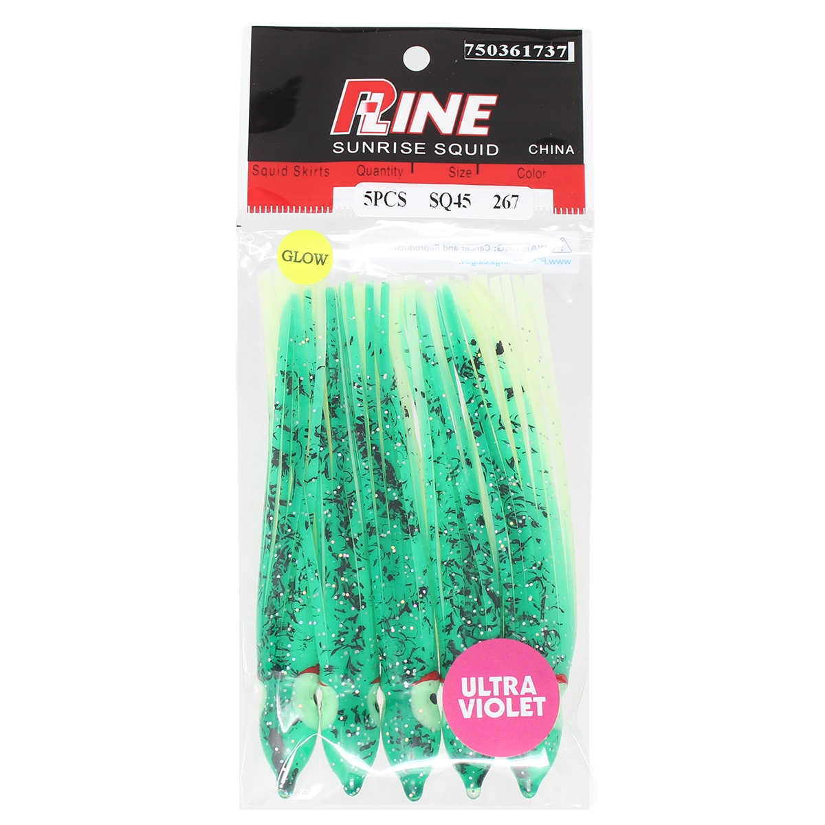 P-Line Sunrise Squid 4-1/2 Inch SQ45-267