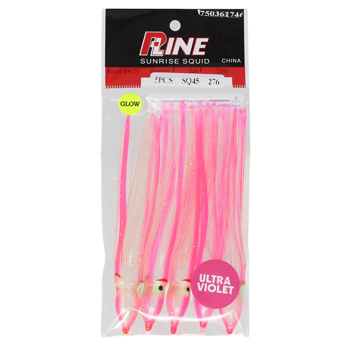 P-Line Sunrise Squid 4-1/2 Inch SQ45-276