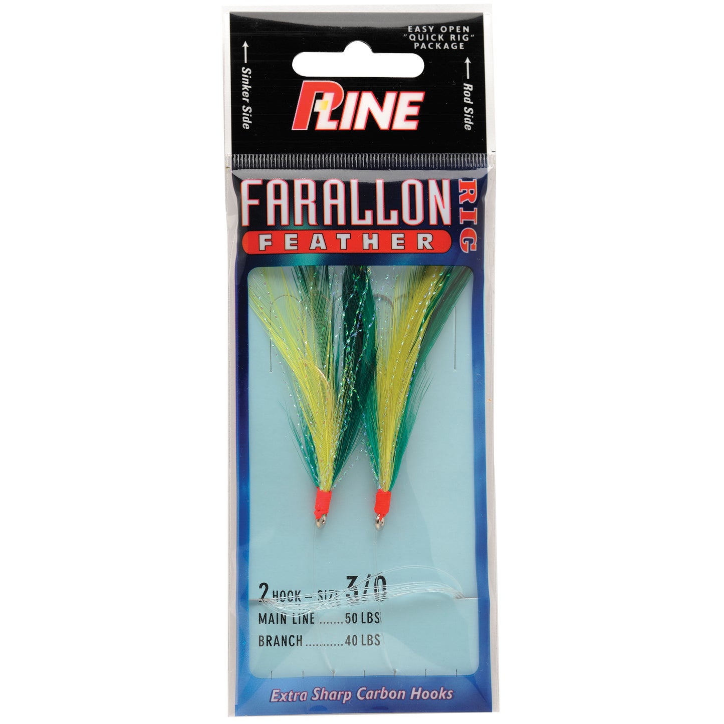 PLine Farallon Feathers Green Chartreuse