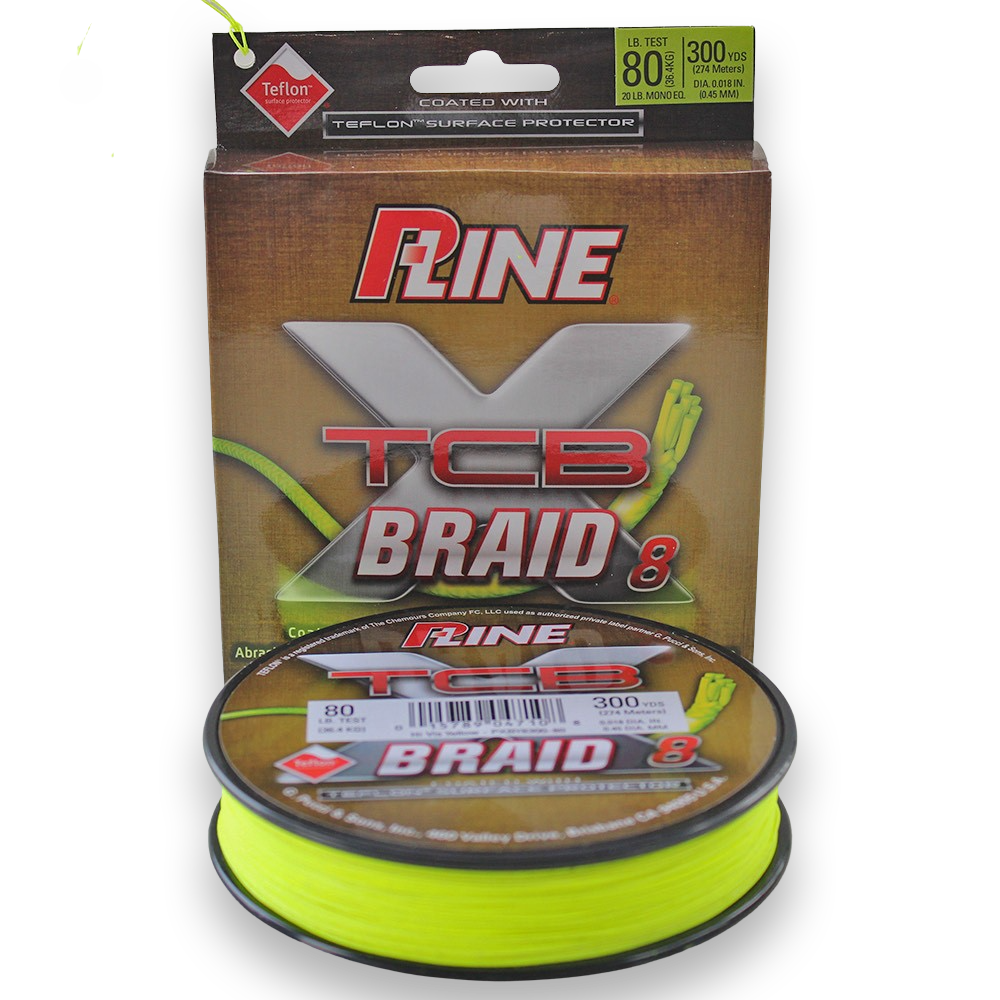 PLine X Braid Yellow 300 yards