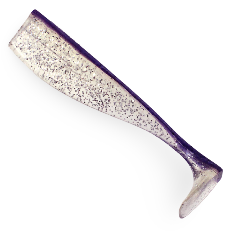 Pitbull Tackle Swimbait UV Hot Tail Ghost Grunion