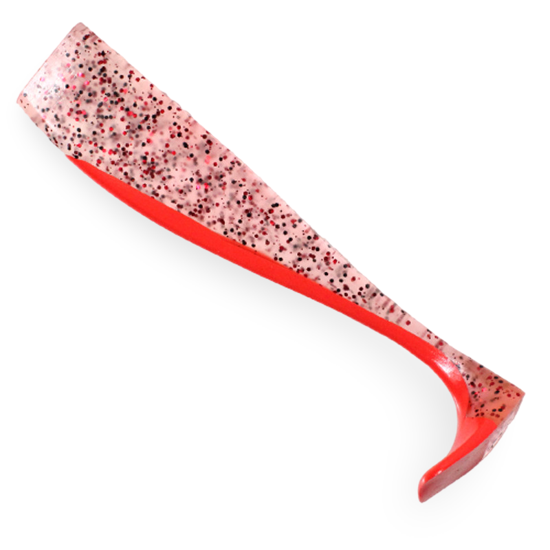 Pitbull Tackle Swimbait UV Hot Tail Hot Chili