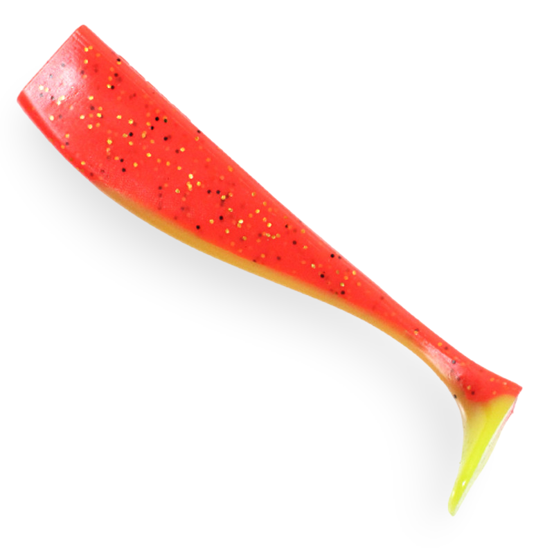 Pitbull Tackle Swimbait UV Hot Tail Hot Orange Chartreuse