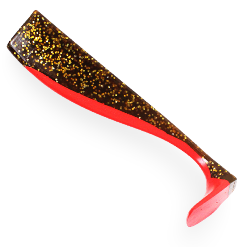 Pitbull Tackle Swimbait UV Hot Tail Root Beer