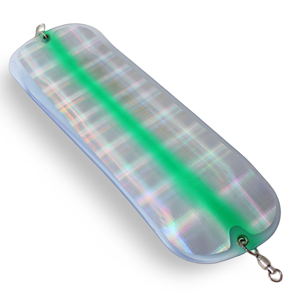 Pro-Troll ProChip 11 Fin Flasher UV Plaid Green