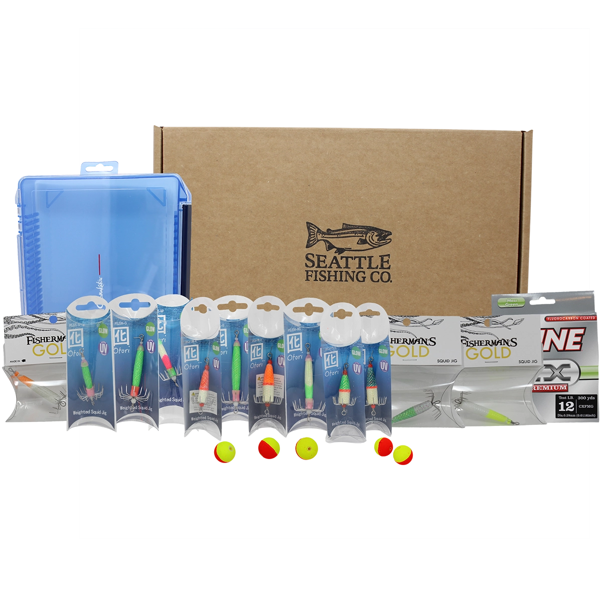 Puget Sound Squid Fishing Gift Box Large