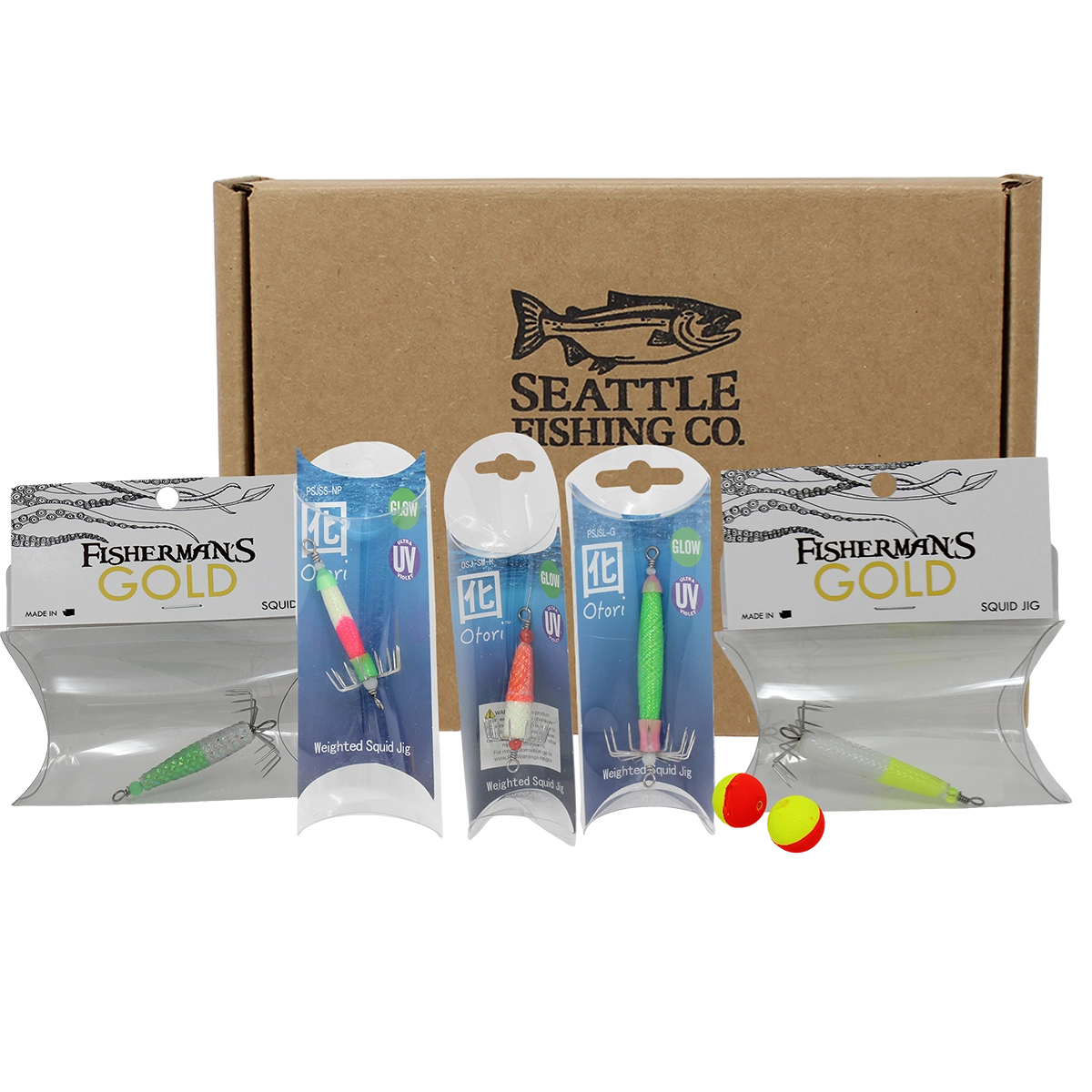 Puget Sound Squid Fishing Gift Box Small