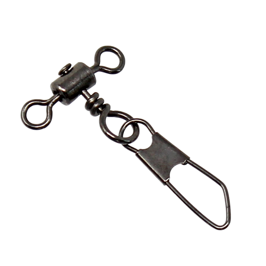 Rolling Drop Swivel with Safety Snap