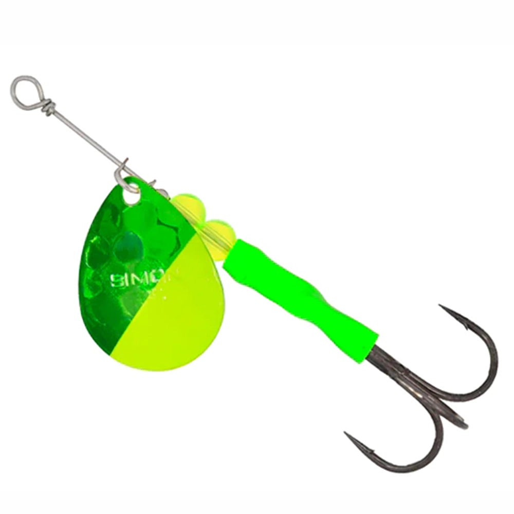 Simon 3.5 Colorado Spinner - #14 Hex Silver Neon Chartreuse