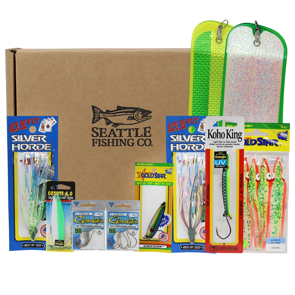 Salmon Trolling Fishing Gift Box Medium