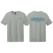 Seattle Fishing Co City Tee Light Heather Gray