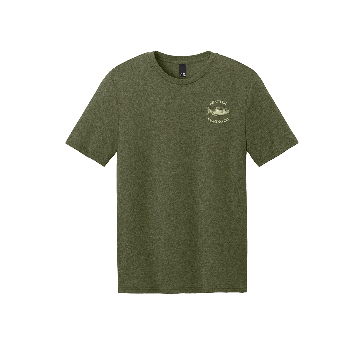 Seattle Fishing Co Classic Tee Military Green Heather