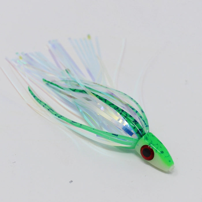 Silver Horde Ace Hi Fly Glow Green Splatter