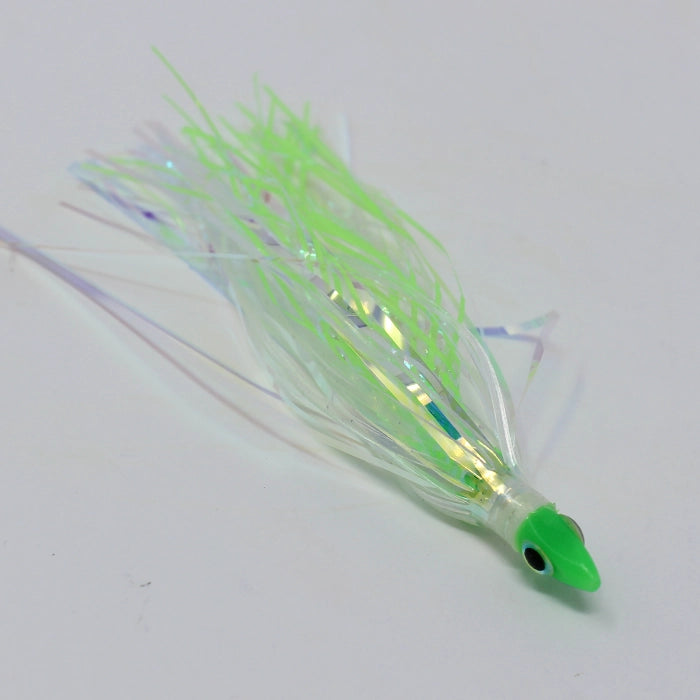 Silver Horde Ace Hi Fly Needlefish Glow Green