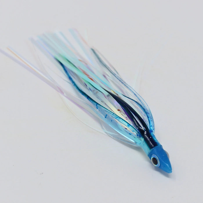 Silver Horde Ace Hi Fly Needlefish UV Blue Splatter