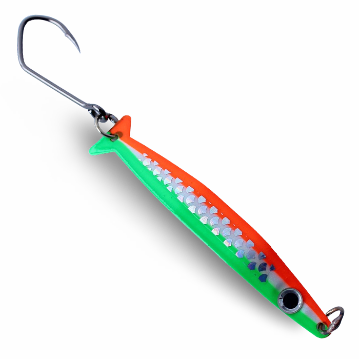 Silver Horde Coho Killer Spoon Irish Flag