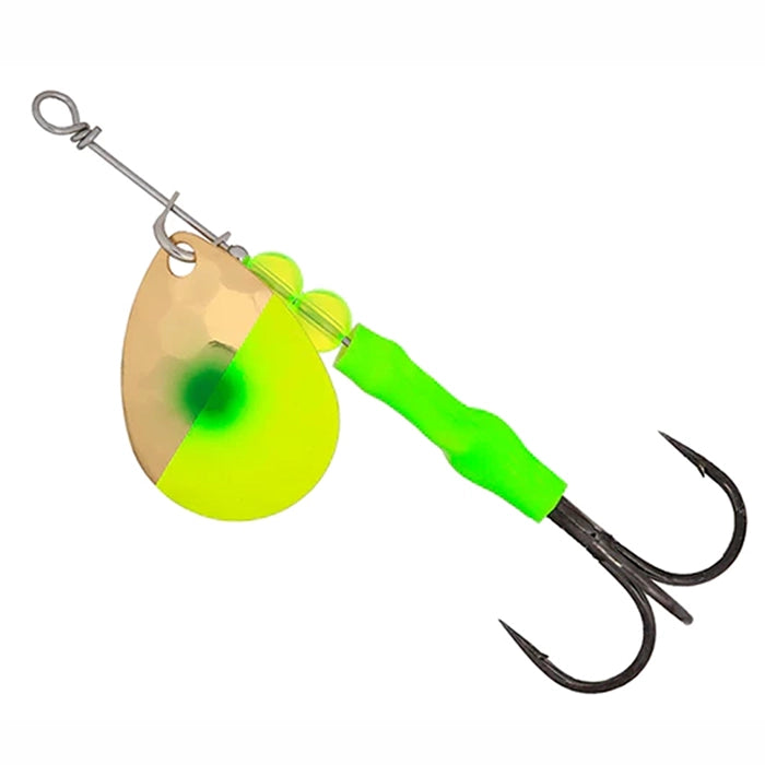 Simon Colorado Spinner 8 Hex Gold Chartreuse Green Dot