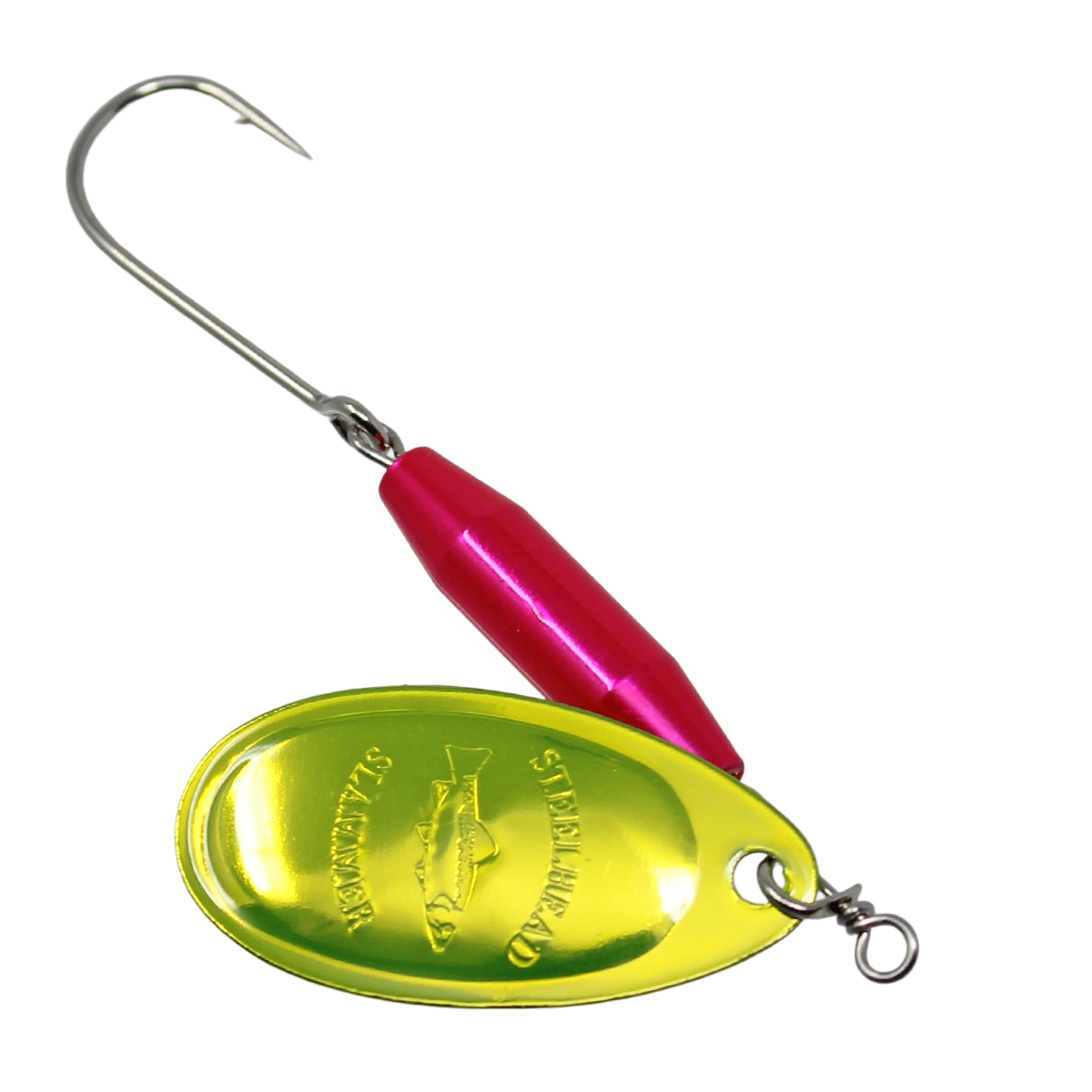 Steelhead Slammer Spinner Candy Pink Metallic Chartreuse