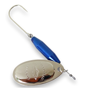 Steelhead Slammer Spinner Cheater Blue Nickel Blade