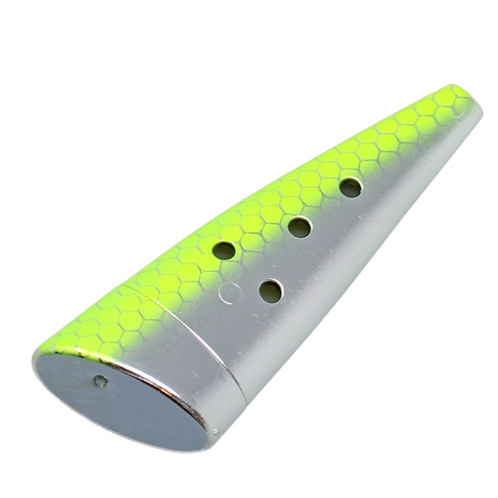 Yakima Bait Cut Plug Silver Chartreuse Scale