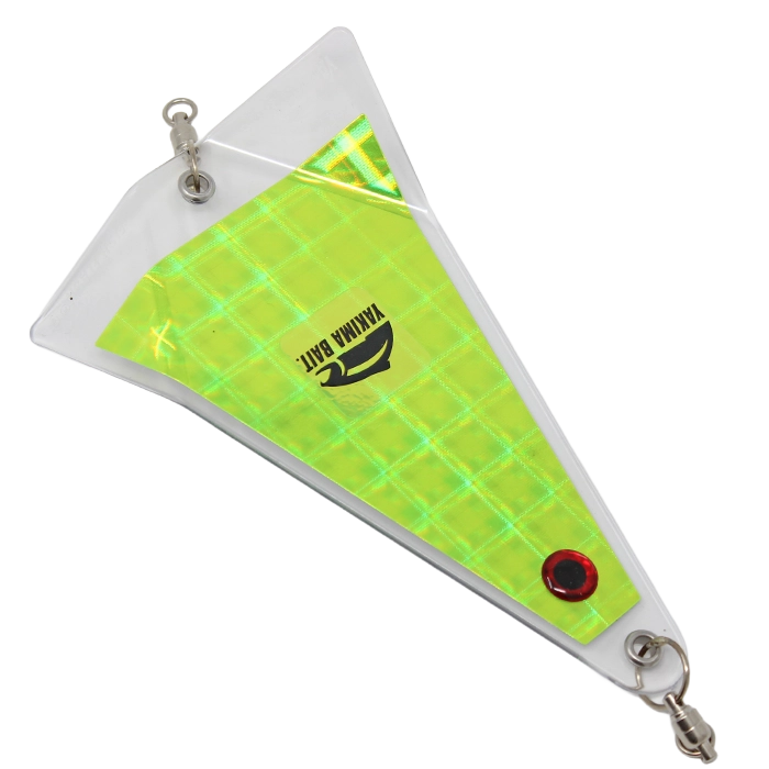 Yakima Bait Fish Flash 6in Inline Flasher Laser Chartreuse