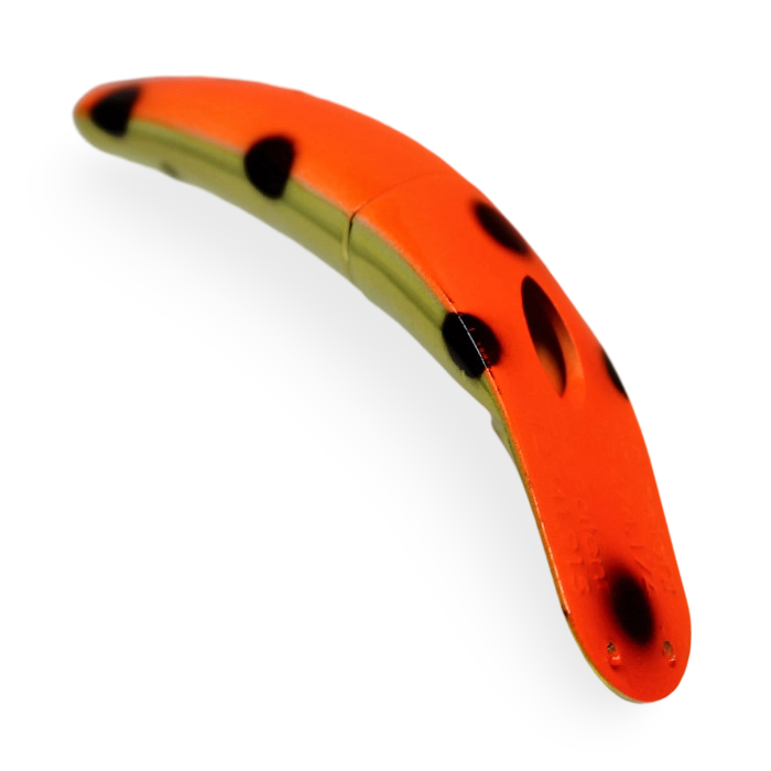 Yakima Bait Spinfish Gold Rotten Orange