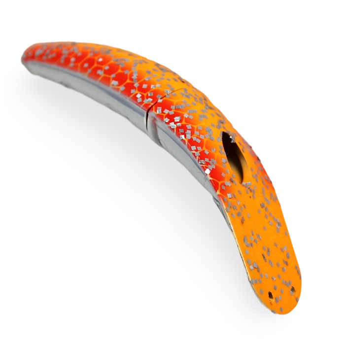 Yakima Bait Spinfish Silver Egg Flourescent