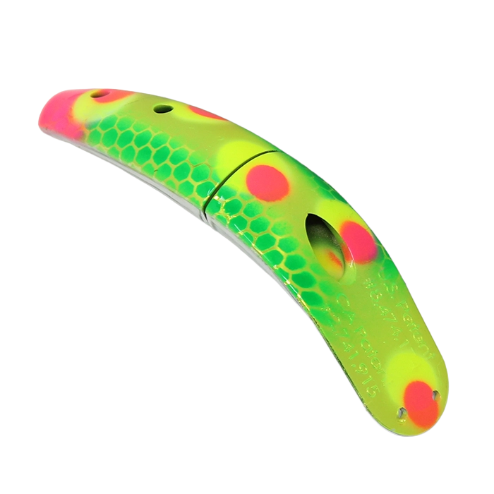 Yakima Bait Spinfish Silver Mad Clown