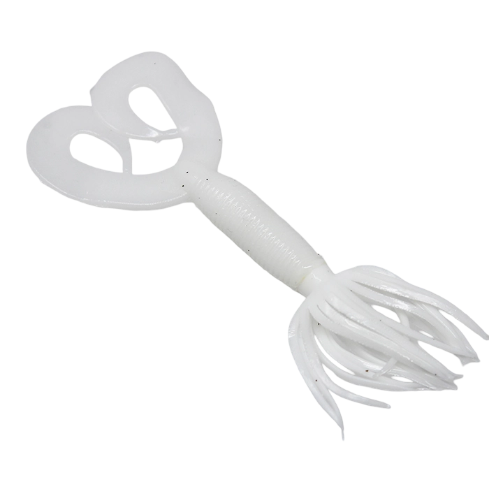 Yamamoto Double Tail Hula Grub 5 Cream White