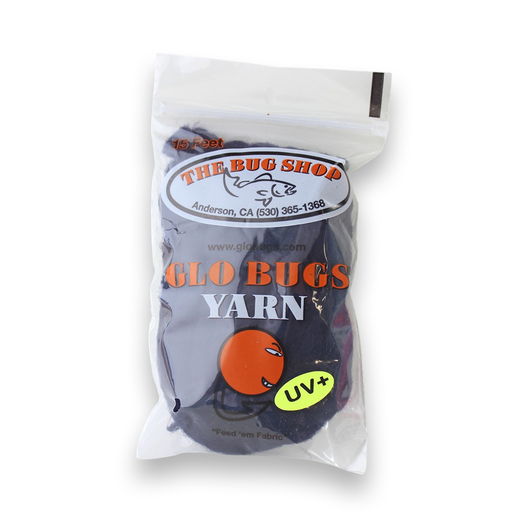 Glo Bugs Yarn Black