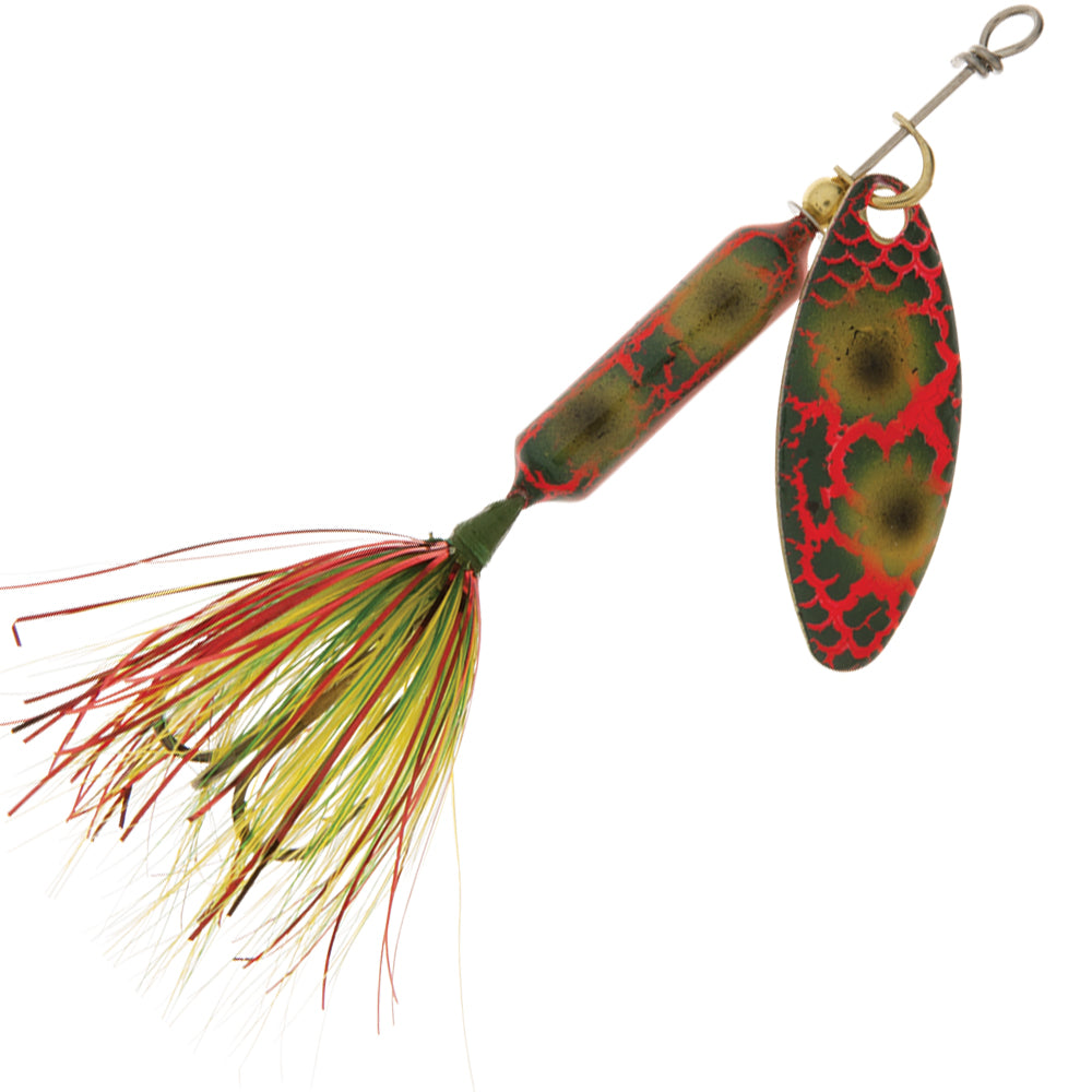 Yakima Bait Roostertail Spinner - Frog Bleeding