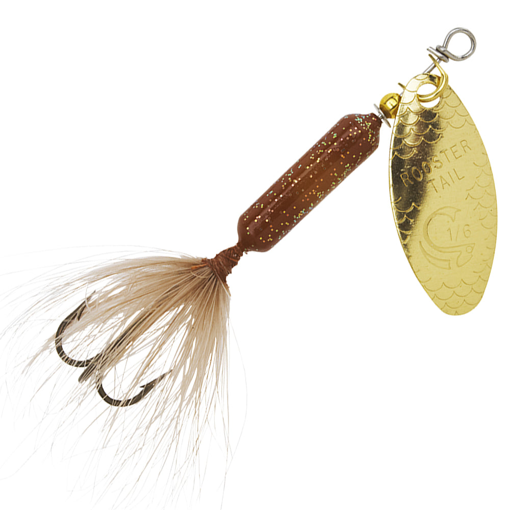 Yakima Bait Roostertail Spinner - Glitter Brown