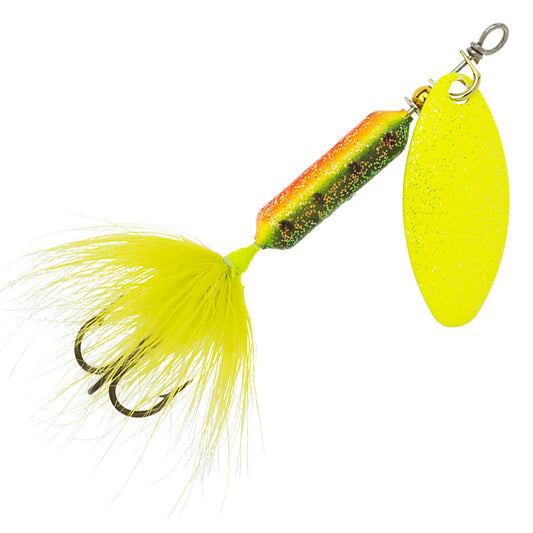 Yakima Bait Roostertail Spinner - Glitter Fire Tiger