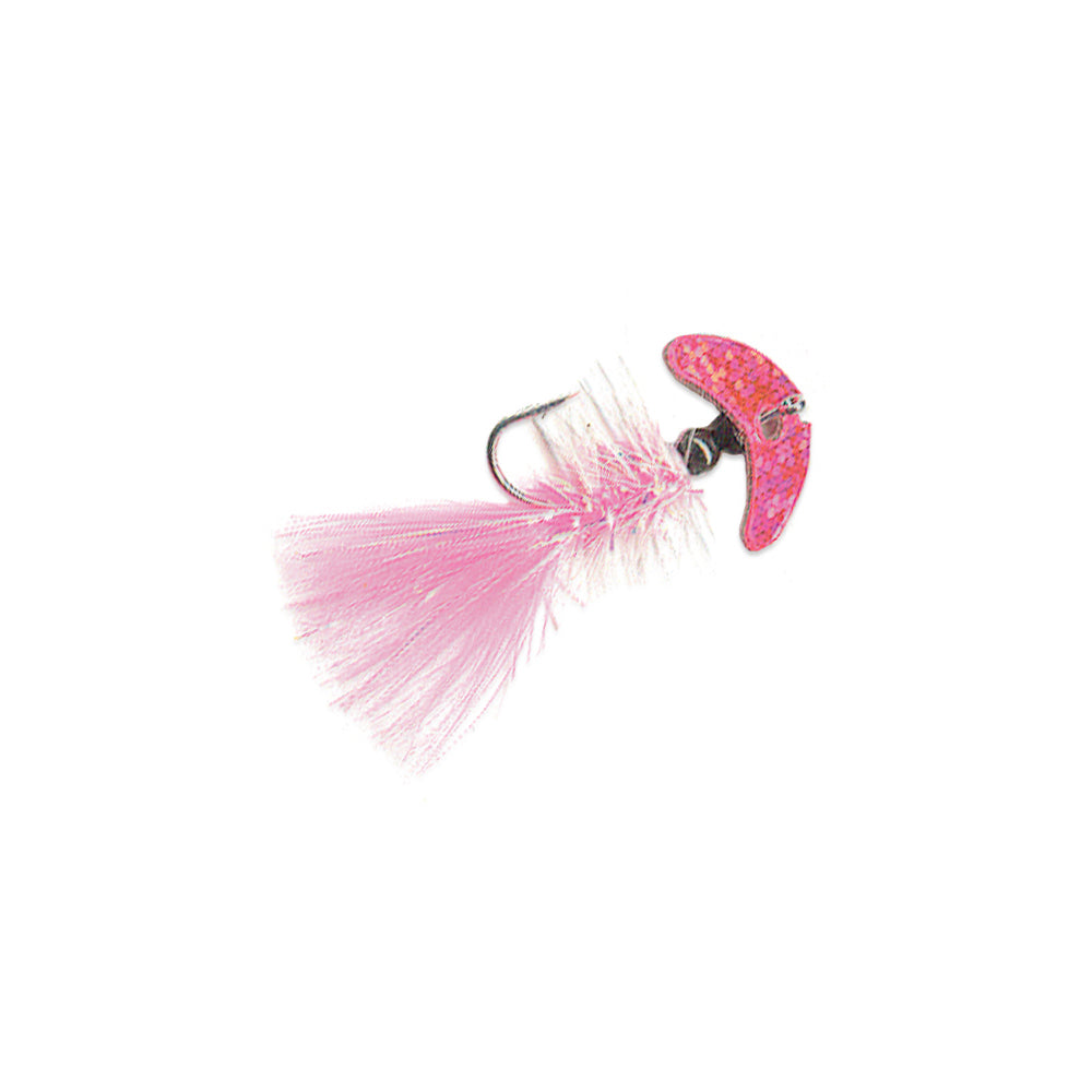 Mack's Smile Blade Fly - Size 2 Pink Sparkle & Hot Pink