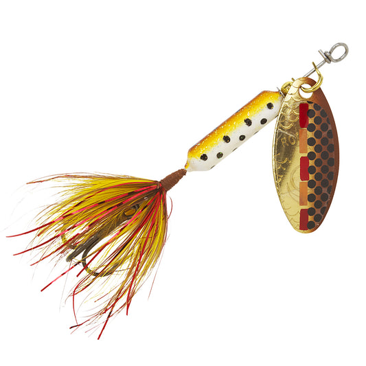 Yakima Bait Roostertail Spinner - Tinsel Brown Trout