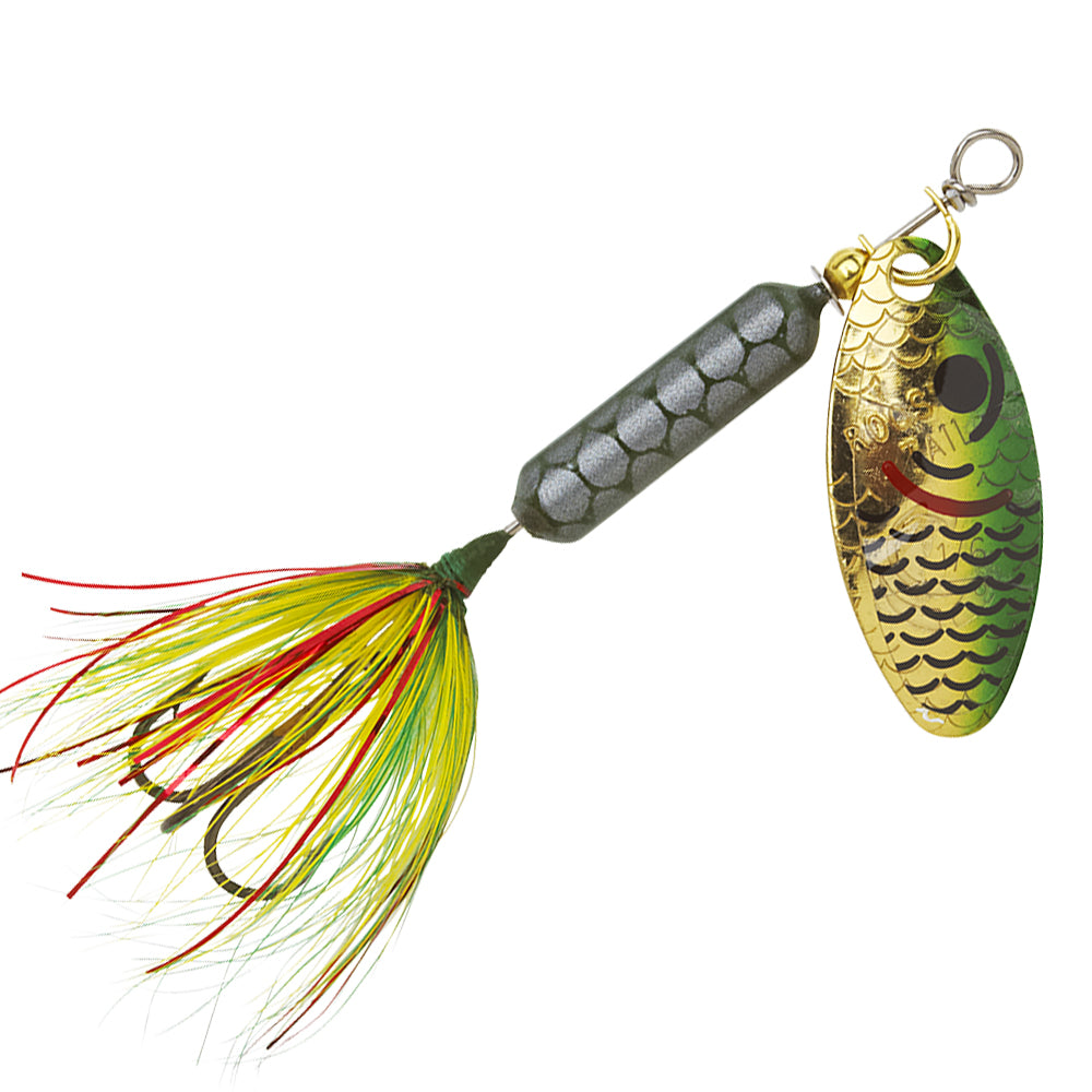 Yakima Bait Roostertail Spinner - Tinsel Green