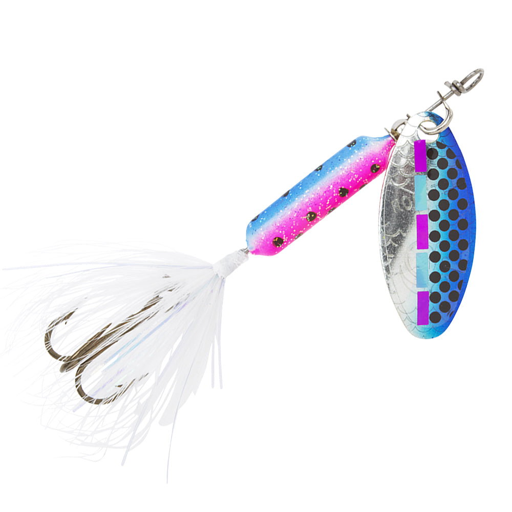 Yakima Bait Roostertail Spinner - Tinsel Rainbow Fry