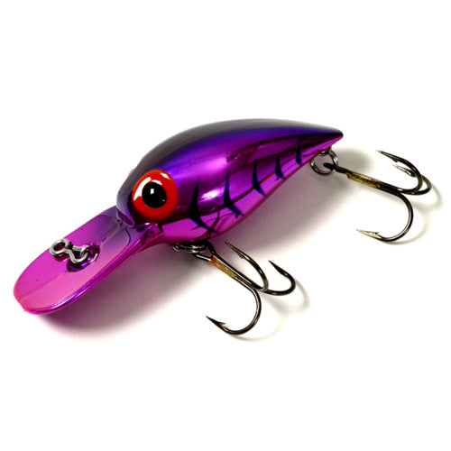 Brad's Wee, Wiggler & Mag - Cerise Purple Herring Bone