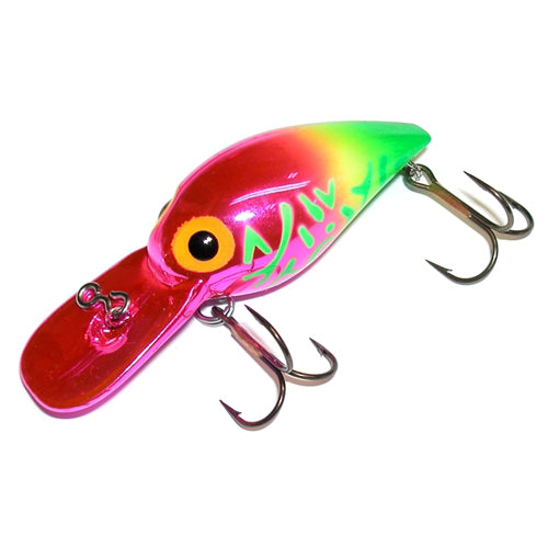 Brad's Wiggler & Mag - Metallic Pink Green Tail