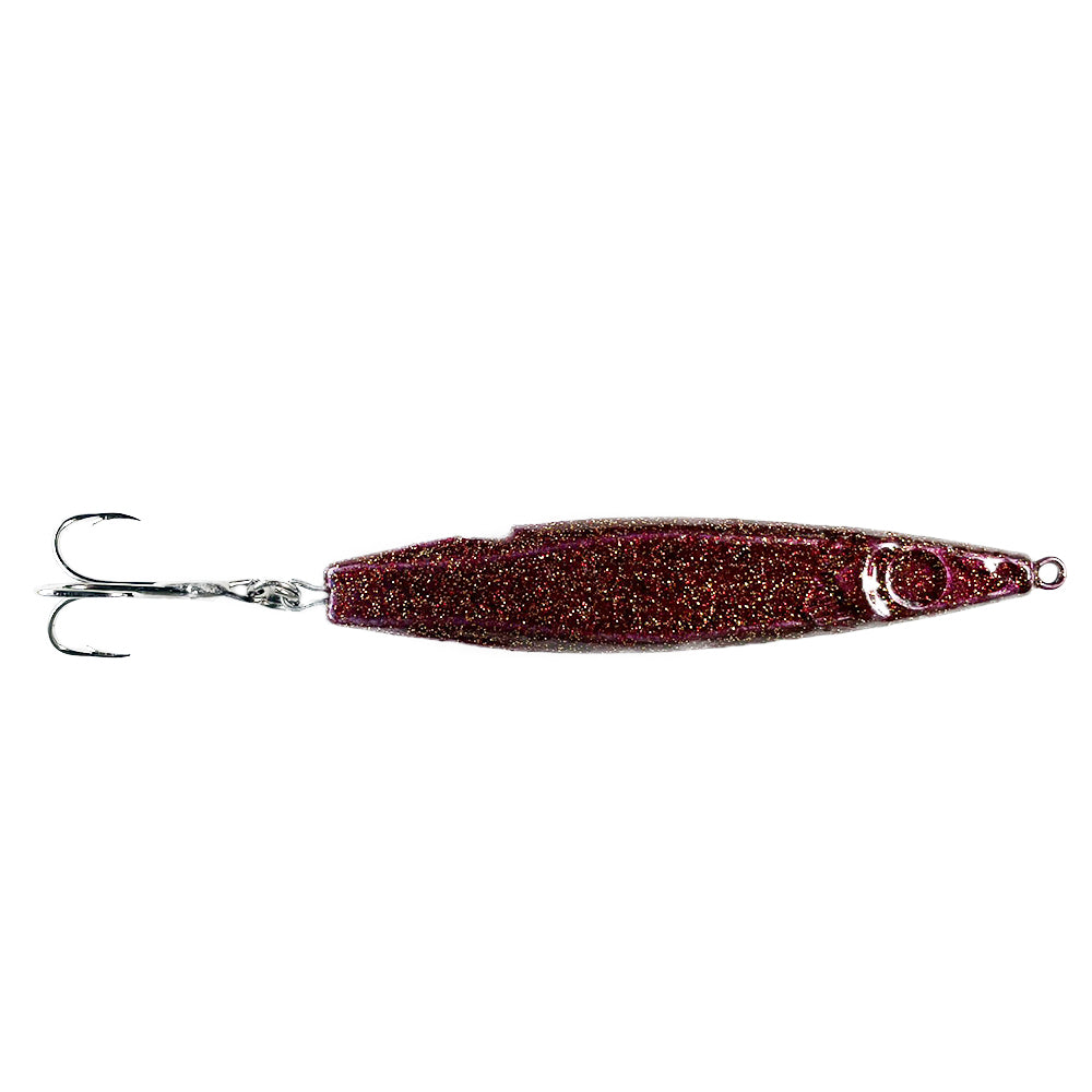 Fisherman's Gold Flutter Jig 3 Ounce Root Beer