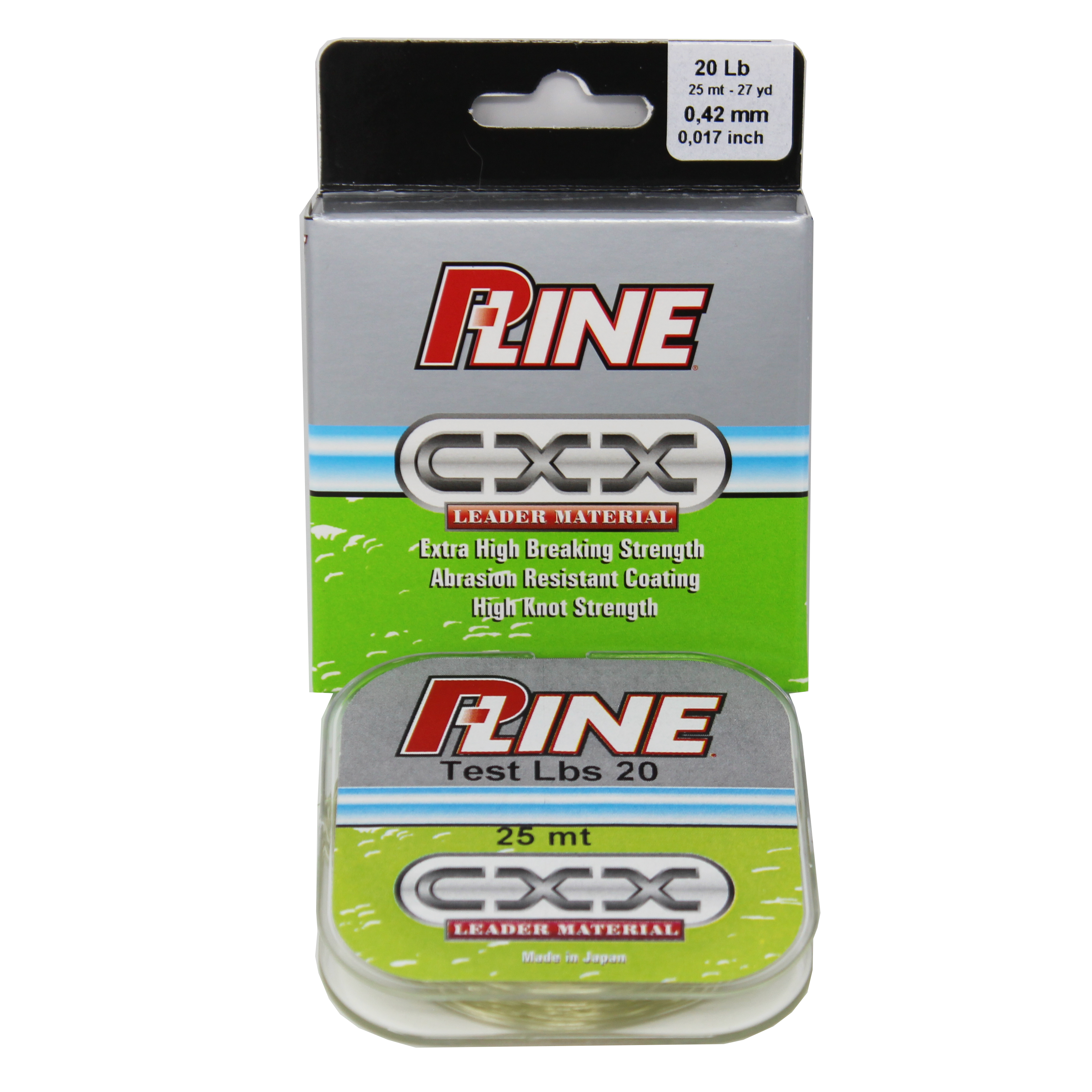 P-Line CXX X-Tra Stong Leader Material Moss Green 27 Yard - 2 to 30 Pound Test