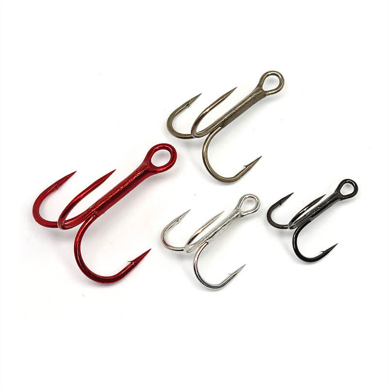 Gamakatsu Treble Hook Round Bend Nickel