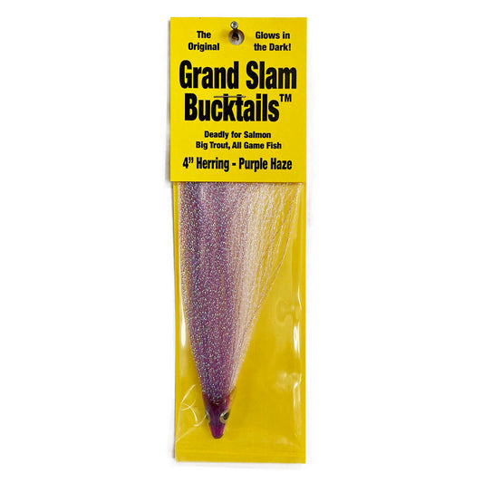 Grand Slam Bucktail 4" Herring Purple Haze