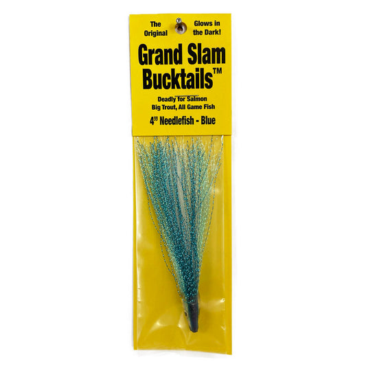 Grand Slam Bucktail 4" Needlefish Blue