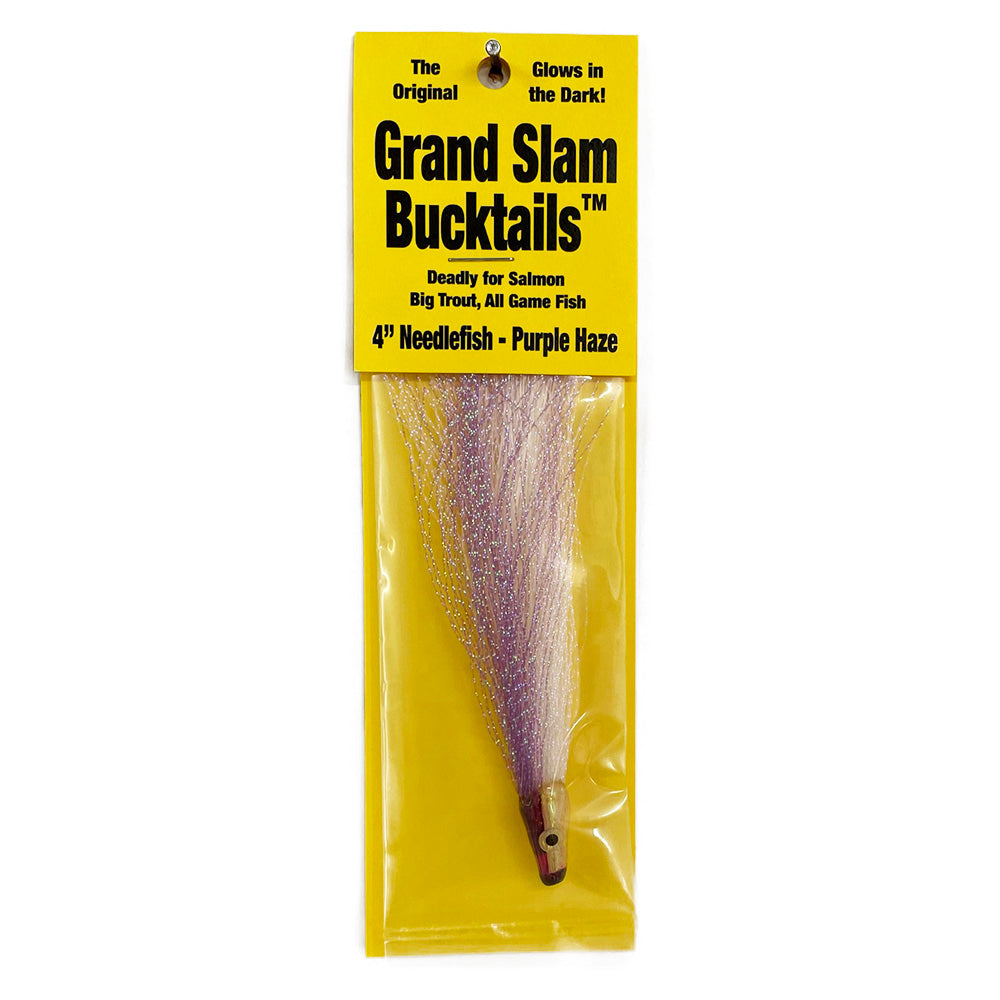 Grand Slam Bucktail 4" Needlefish Purple Haze