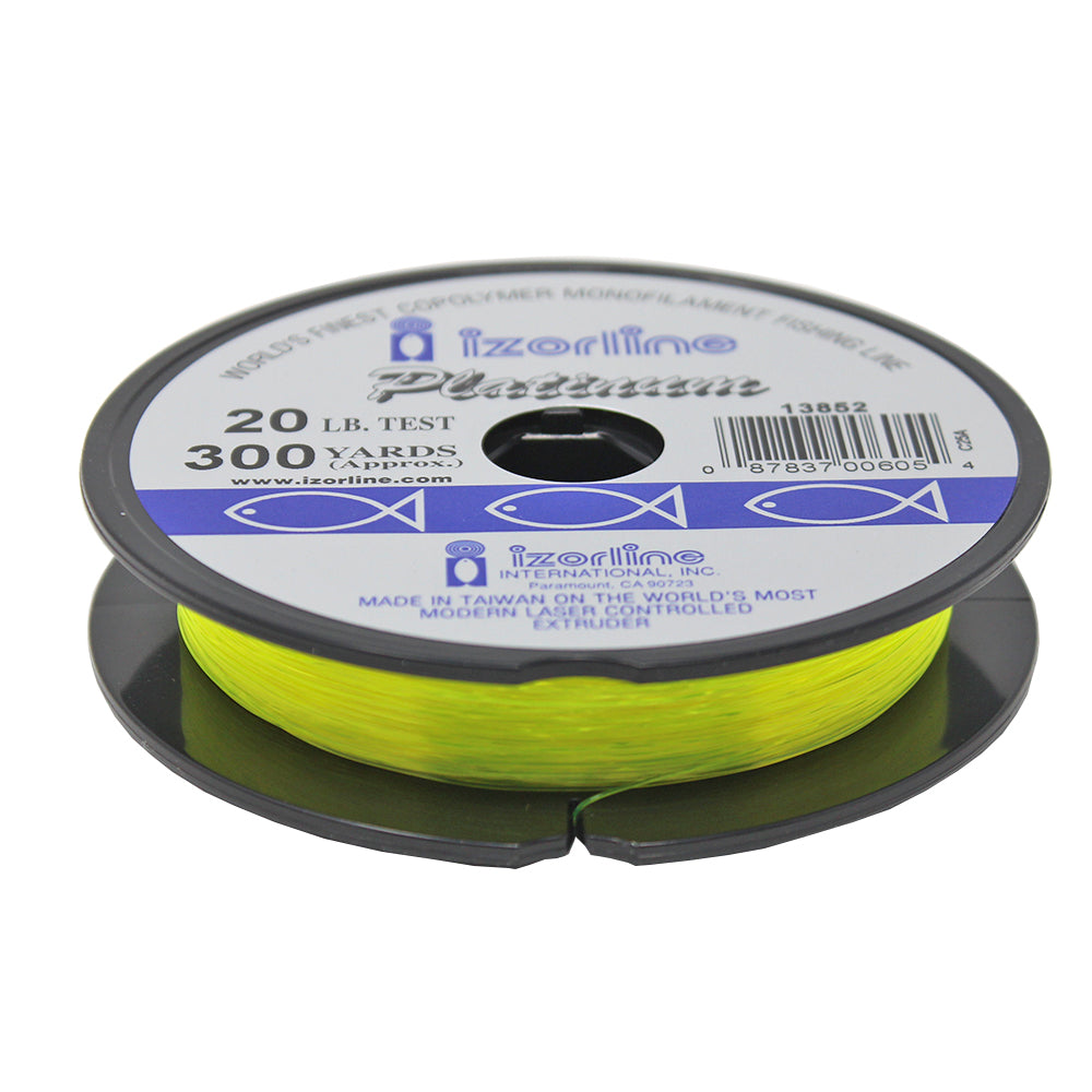 Izorline Platinum Hi-Viz Yellow 300 Yards