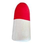 Beau Mac Crab Trap Float Red/White 5x11