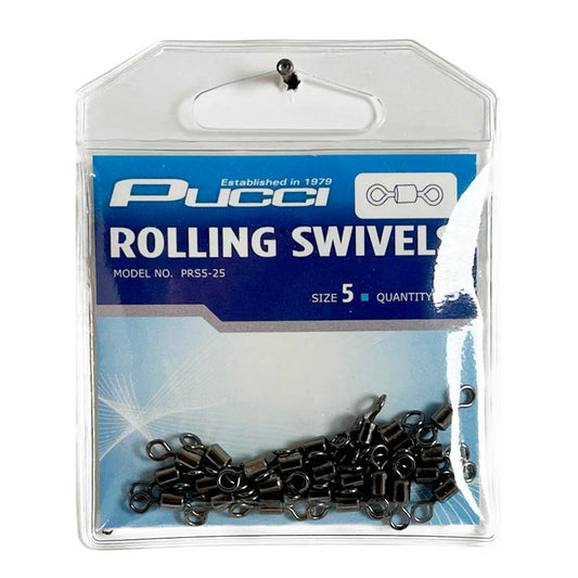 Rolling Swivels 25 Pack - Sizes 10 to 3