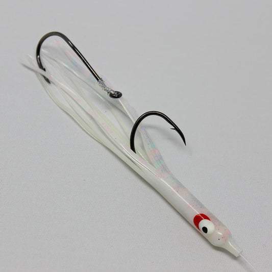 Salmon Trolling Rig Needlefish- Gold Star Mother of Pearl Glow NGL161R