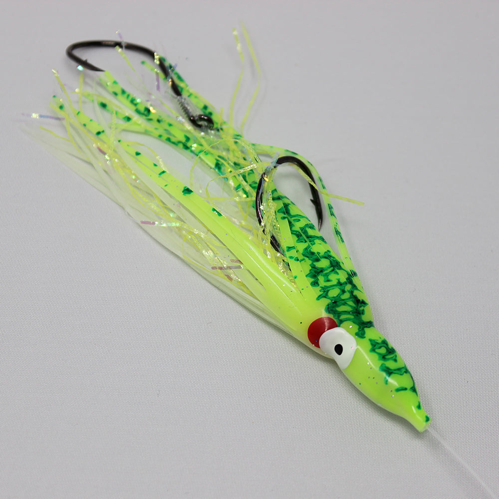 Salmon Trolling Rig - Gold Star Glow Spatterback Chartreuse OG140R